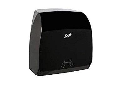 MOD SLIMROLL BLACK TOWEL DISPENSER ORANGE PLUG